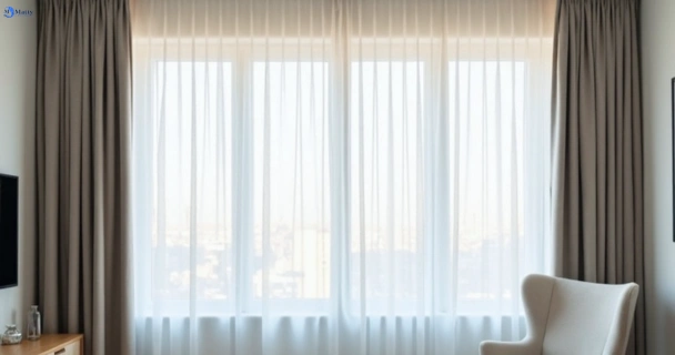 Freshly steam cleaned curtains in stockleigh QLD